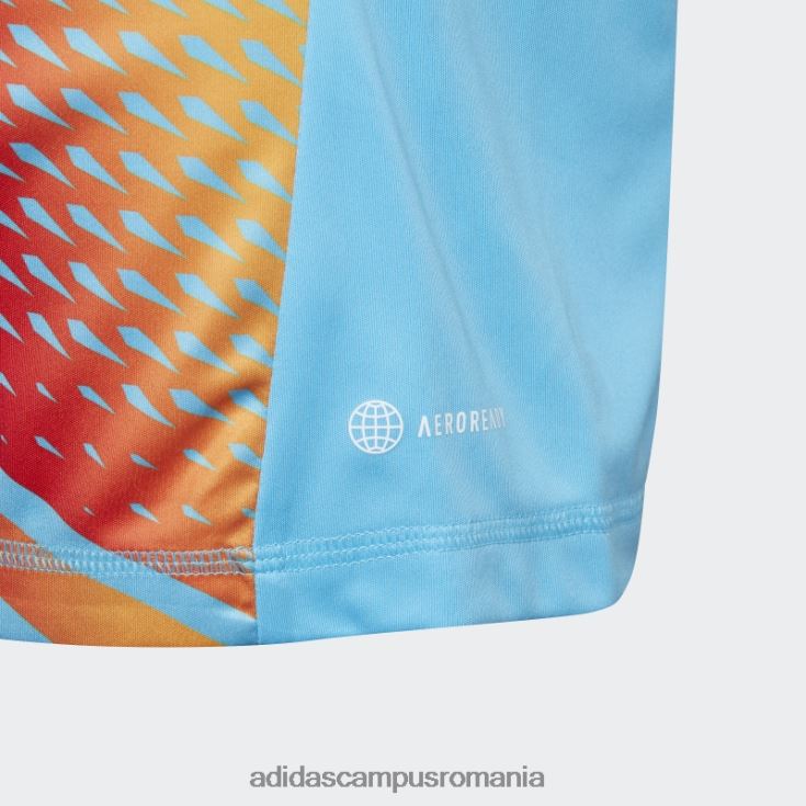 adidas campus romania tiro 23 tricou grafic sky rush copii papură a cerului J266N211762