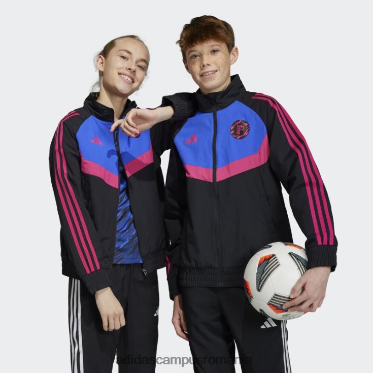 adidas campus romania top pogba țesut albastru copii albastru/negru J266N218608