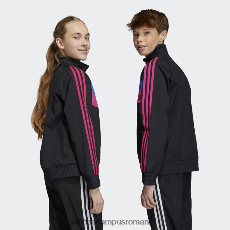 adidas campus romania top pogba țesut albastru copii albastru/negru J266N218608