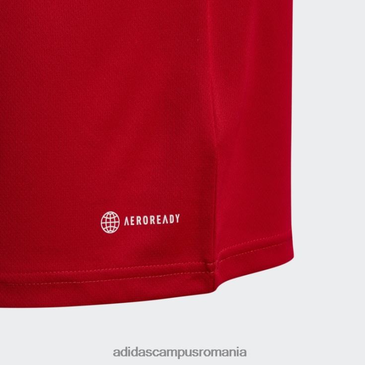 adidas campus romania tricou acasă cu mânecă lungă arsenal stacojiu 22/23 copii stacojiu/alb J266N219054