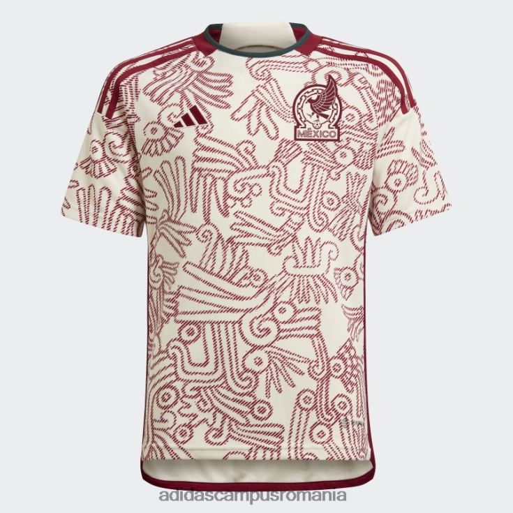 adidas campus romania tricou alb Mexic 22 deplasare copii alb J266N218652