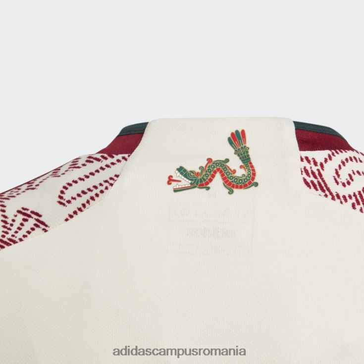 adidas campus romania tricou alb Mexic 22 deplasare copii alb J266N218652