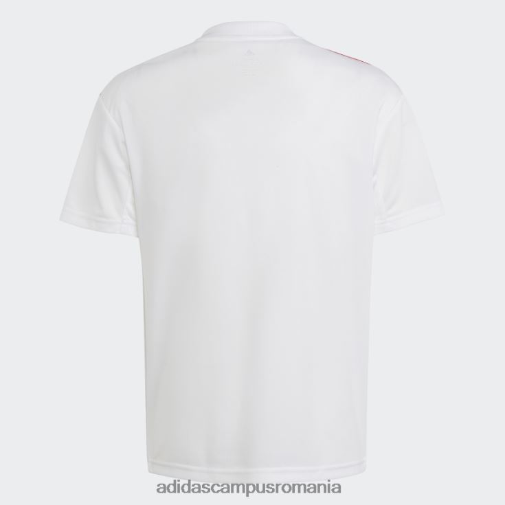 adidas campus romania tricou alb de acasă de la Olympique Lyonnais 22/23 elegant copii alb J266N218783