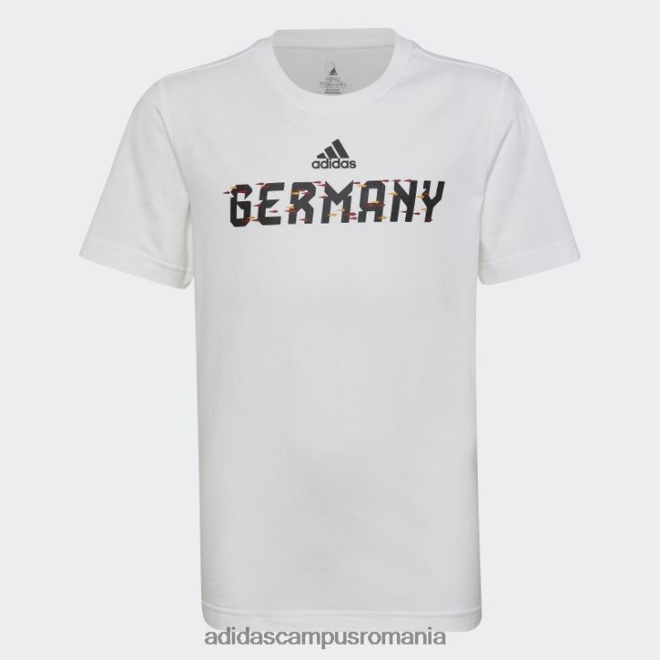 adidas campus romania tricou alb pentru copa mondială fifa 2022 germania copii alb J266N219021
