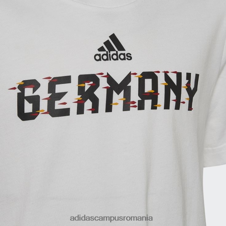 adidas campus romania tricou alb pentru copa mondială fifa 2022 germania copii alb J266N219021