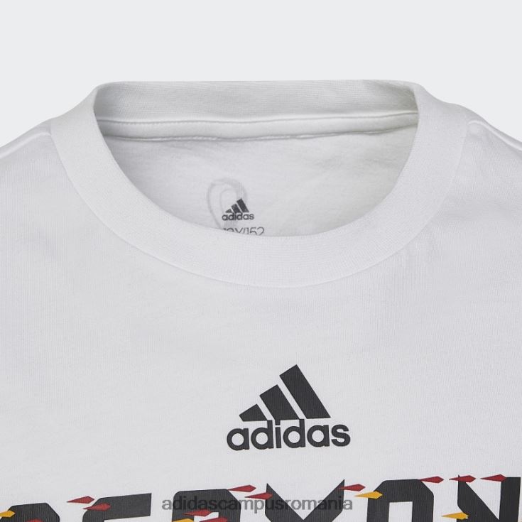 adidas campus romania tricou alb pentru copa mondială fifa 2022 germania copii alb J266N219021