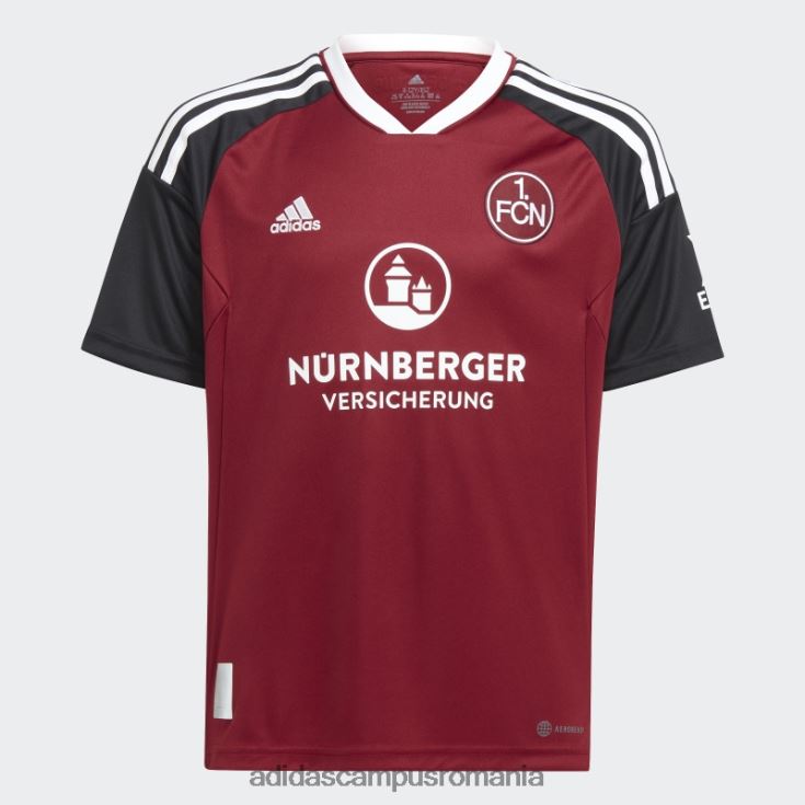 adidas campus romania tricou burgundy fc Nürnberg 22/23 home adidas copii visiniu/negru J266N218765