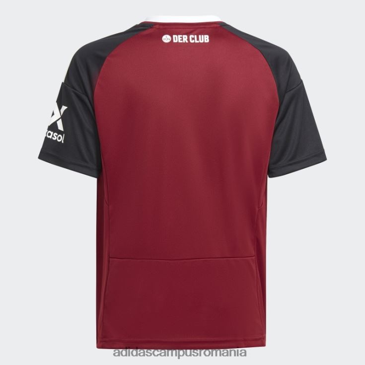 adidas campus romania tricou burgundy fc Nürnberg 22/23 home adidas copii visiniu/negru J266N218765