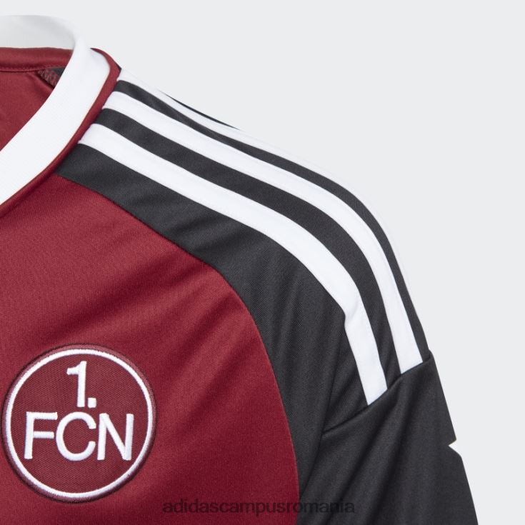 adidas campus romania tricou burgundy fc Nürnberg 22/23 home adidas copii visiniu/negru J266N218765