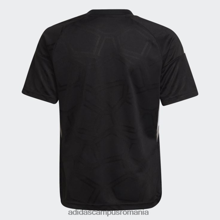 adidas campus romania tricou condivo 22 zile de meci negru copii alb negru J266N218764