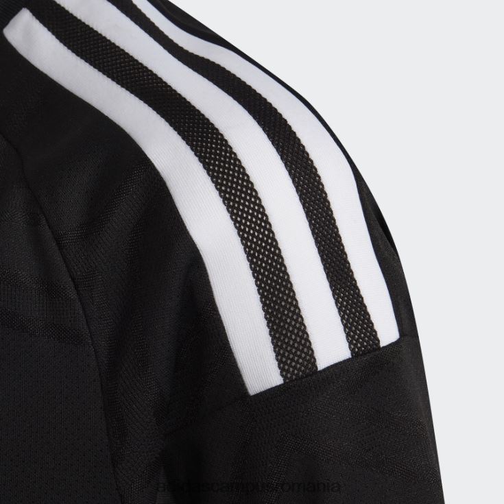 adidas campus romania tricou condivo 22 zile de meci negru copii alb negru J266N218764