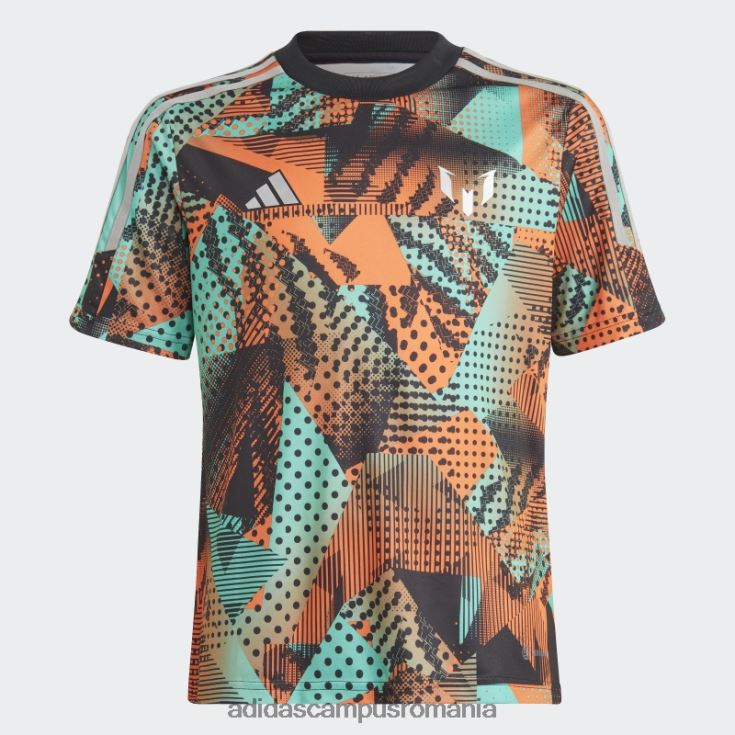 adidas campus romania tricou de antrenament grafic messi negru copii papură neagră/mentă J266N211725