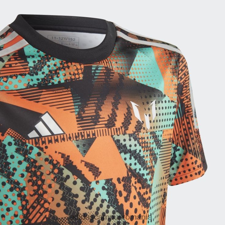 adidas campus romania tricou de antrenament grafic messi negru copii papură neagră/mentă J266N211725