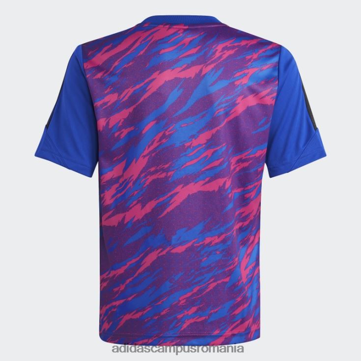 adidas campus romania tricou de antrenament pogba albastru copii magenta/albastru real J266N211726