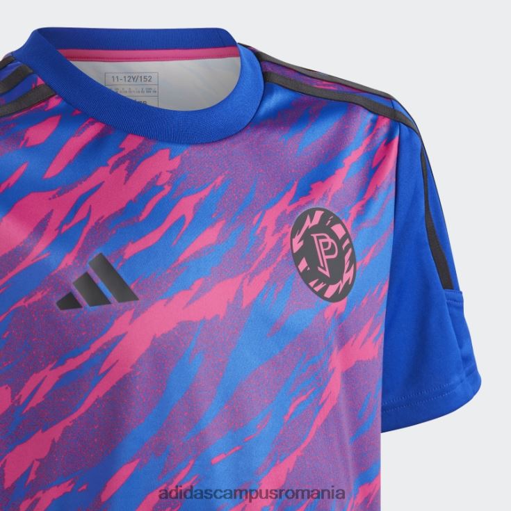 adidas campus romania tricou de antrenament pogba albastru copii magenta/albastru real J266N211726