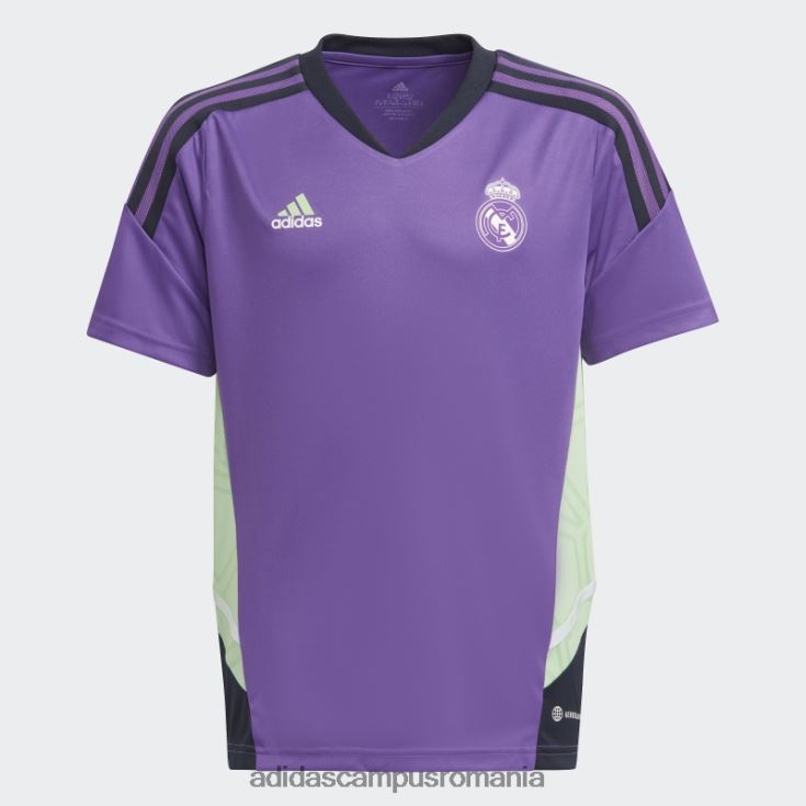 adidas campus romania tricou de antrenament real madrid condivo 22 violet copii Violet J266N218733