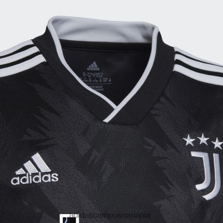 adidas campus romania tricou deplasare juventus 22/23 negru copii negru/alb/carbon J266N211917