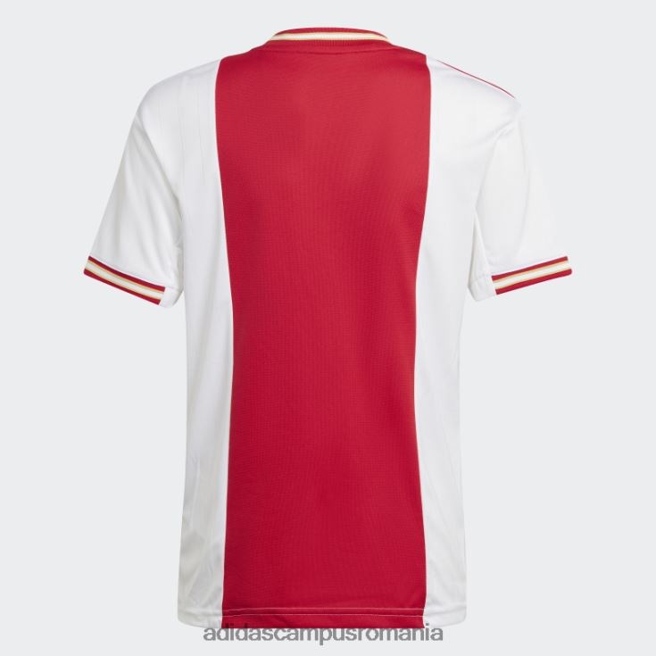 adidas campus romania tricou elegant ajax amsterdam 22/23 acasă, roșu îndrăzneț copii roșu îndrăzneț J266N218614