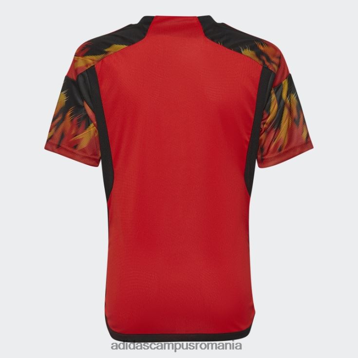 adidas campus romania tricou elegant belgia 22 acasă, negru copii roșu/negru J266N211897