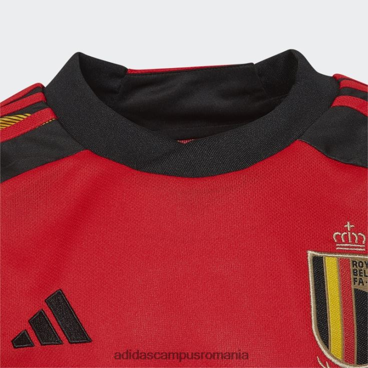 adidas campus romania tricou elegant belgia 22 acasă, negru copii roșu/negru J266N211897