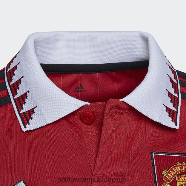 adidas campus romania tricou elegant manchester united 22/23 acasă, roșu real copii roșu adevărat J266N23319