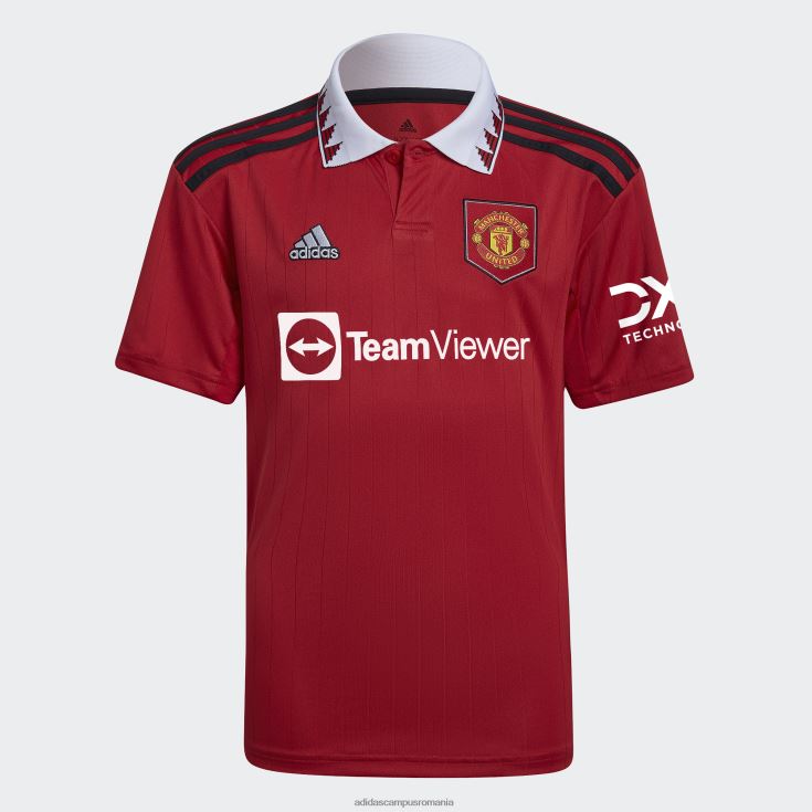 adidas campus romania tricou elegant, roșu, Manchester United 22/23 acasă copii roșu adevărat J266N218292