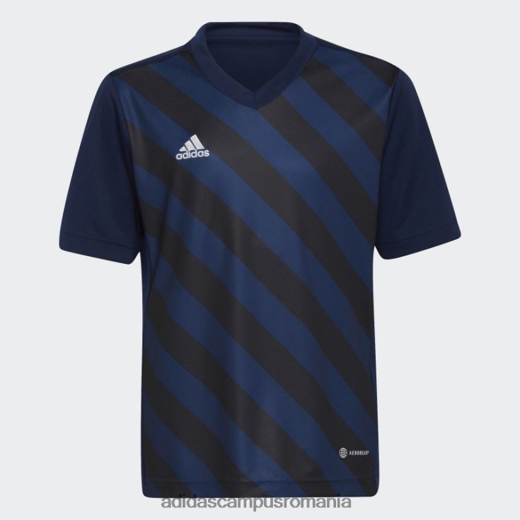 adidas campus romania tricou grafic entrada 22 bleumarin copii bleumarin/negru J266N218373