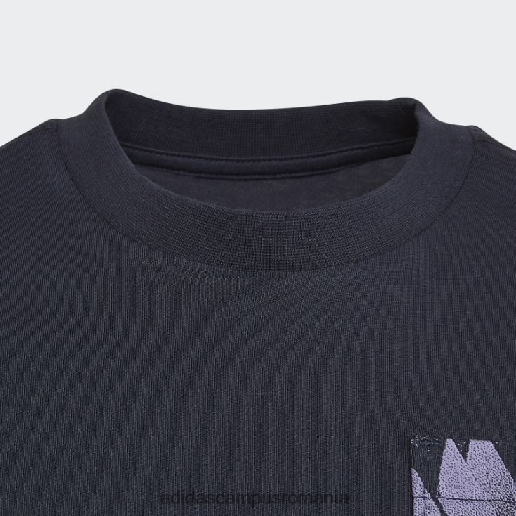 adidas campus romania tricou grafic real madrid night navy copii marina de noapte J266N219070