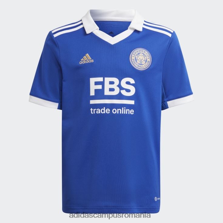 adidas campus romania tricou home leicester city fc 22/23 albastru îndrăzneț copii albastru îndrăzneț J266N218604