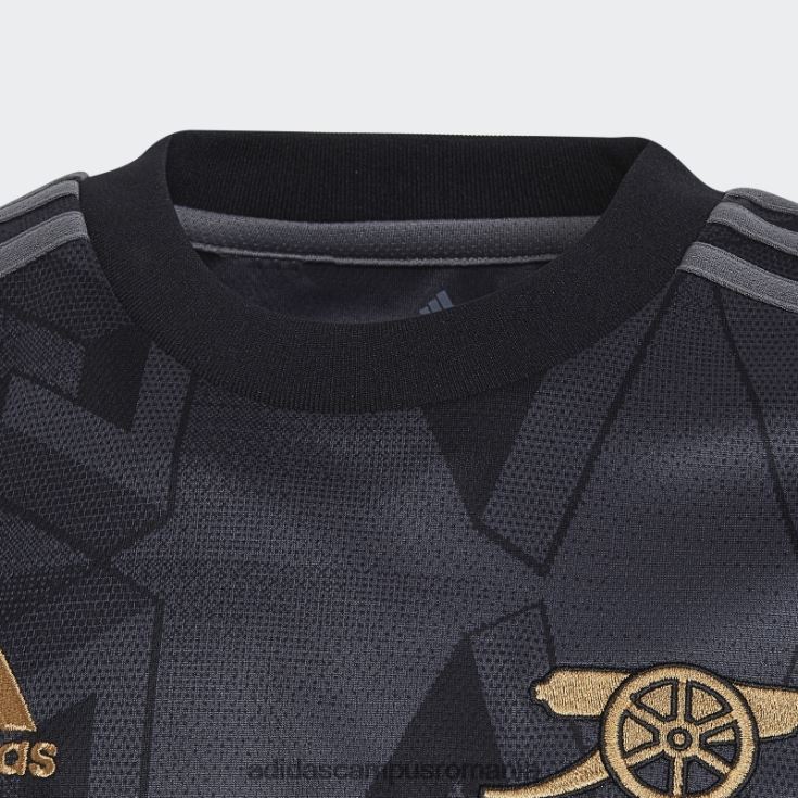 adidas campus romania tricou negru arsenal 22/23 deplasare copii negru J266N211980