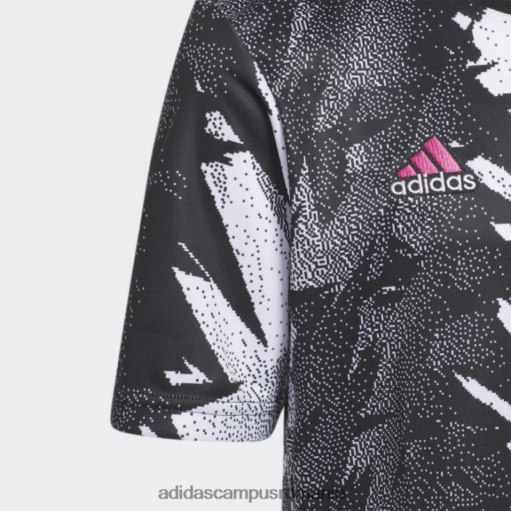 adidas campus romania tricou negru de la juventus înainte de meci copii alb negru J266N218497