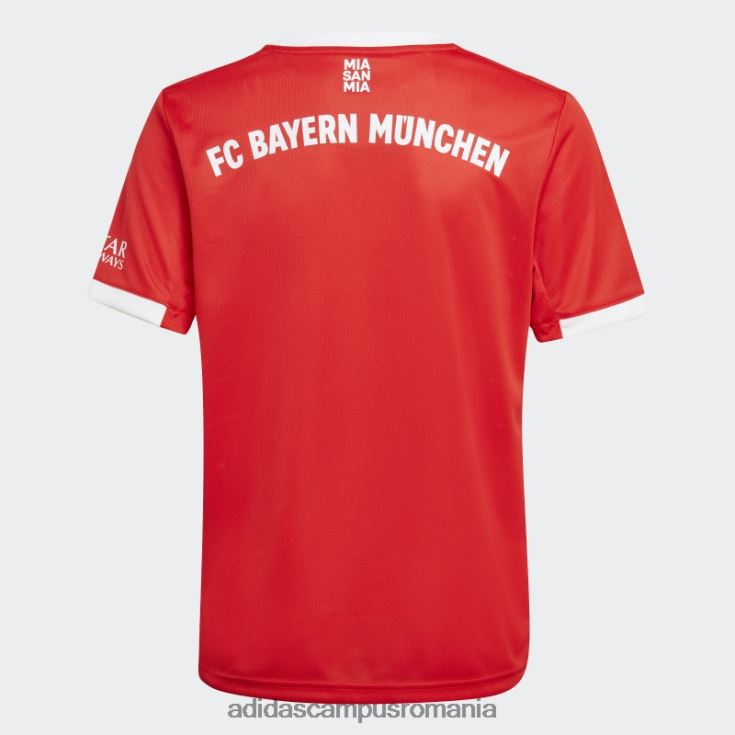 adidas campus romania tricou roșu fc bayern 22/23 acasă elegant copii roșu J266N218381
