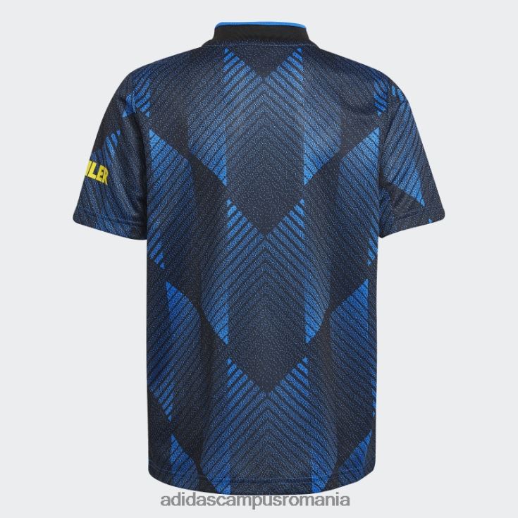 adidas campus romania tricoul al treilea manchester united 21/22 albastru strălucitor copii strălucește albastru J266N218823