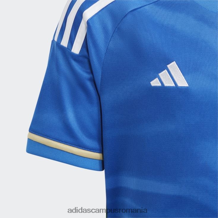 adidas campus romania tricoul de acasă albastru italia 23 modă copii albastru J266N23334