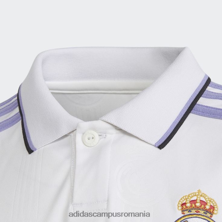 adidas campus romania tricoul home alb real madrid 22/23 moda copii alb J266N23347