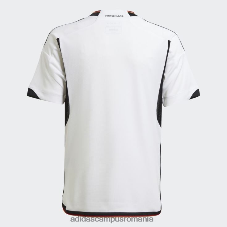 adidas campus romania tricoul home germania 22 alb adidas copii alb J266N218552