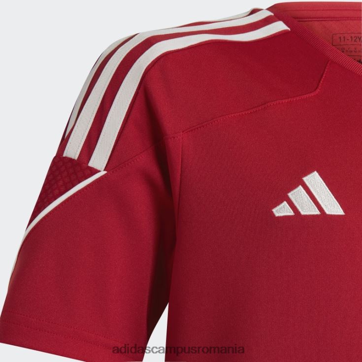 adidas campus romania tricoul ligii tiro 23 roșu copii rosu alb J266N211587