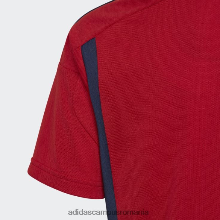 adidas campus romania tricoul roșu Spania 22 acasă copii roșu/albastru marin J266N23340