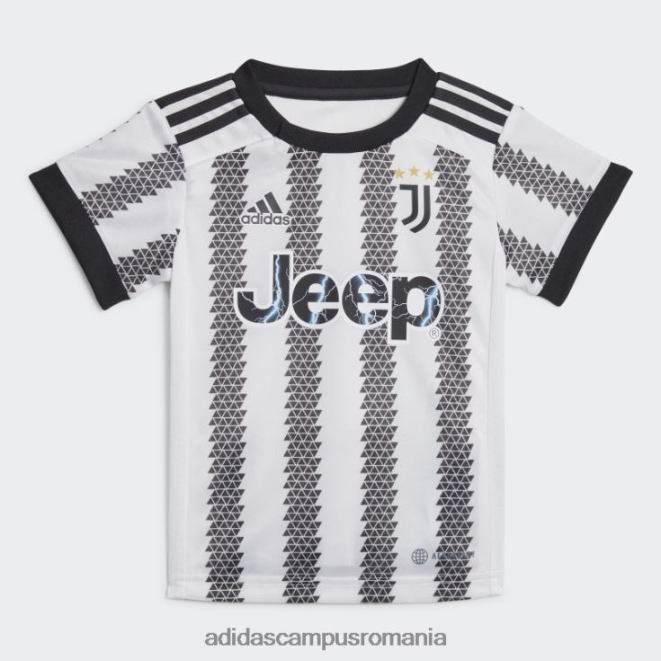 adidas campus romania trusa home baby juventus 22/23 alb copii alb negru J266N218743