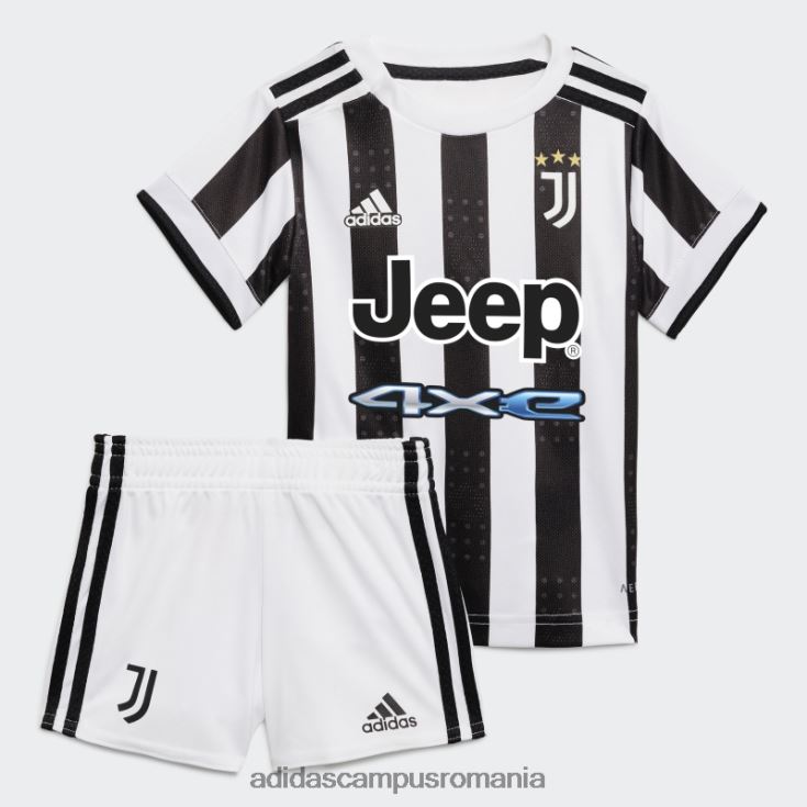 adidas campus romania trusa pentru bebelusi casa juventus alb 21/22 copii alb negru J266N219013