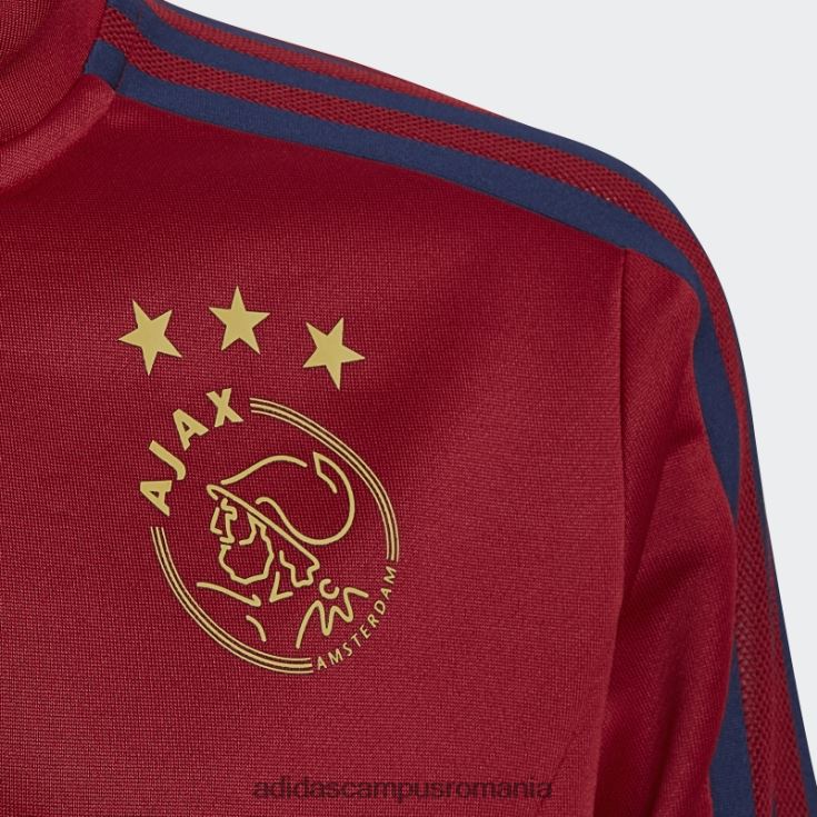 adidas campus romania victory red ajax amsterdam condivo 22 top de antrenament copii roșu victorie J266N219067