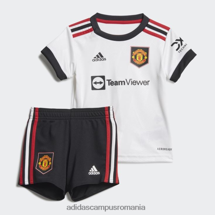 adidas campus romania white manchester united 22/23 away kit bebelusi copii alb negru J266N218490