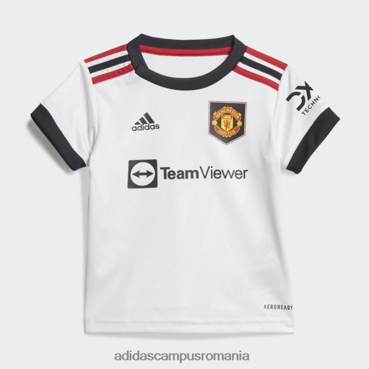 adidas campus romania white manchester united 22/23 away kit bebelusi copii alb negru J266N218490