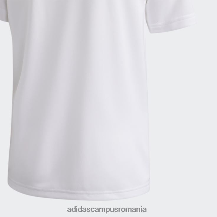 adidas campus romania Tricou polo cu 3 dungi alb copii alb J266N218524