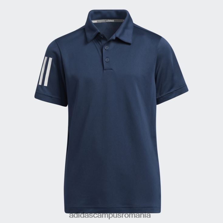 adidas campus romania Tricou polo cu 3 dungi bleumarin copii marina J266N218829