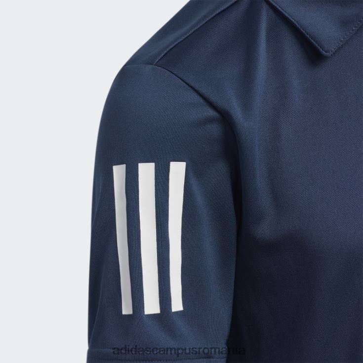 adidas campus romania Tricou polo cu 3 dungi bleumarin copii marina J266N218829