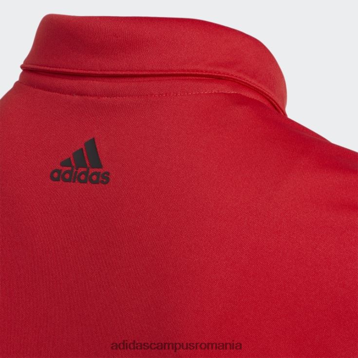 adidas campus romania Tricou polo cu 3 dungi rosu copii roșu J266N218572