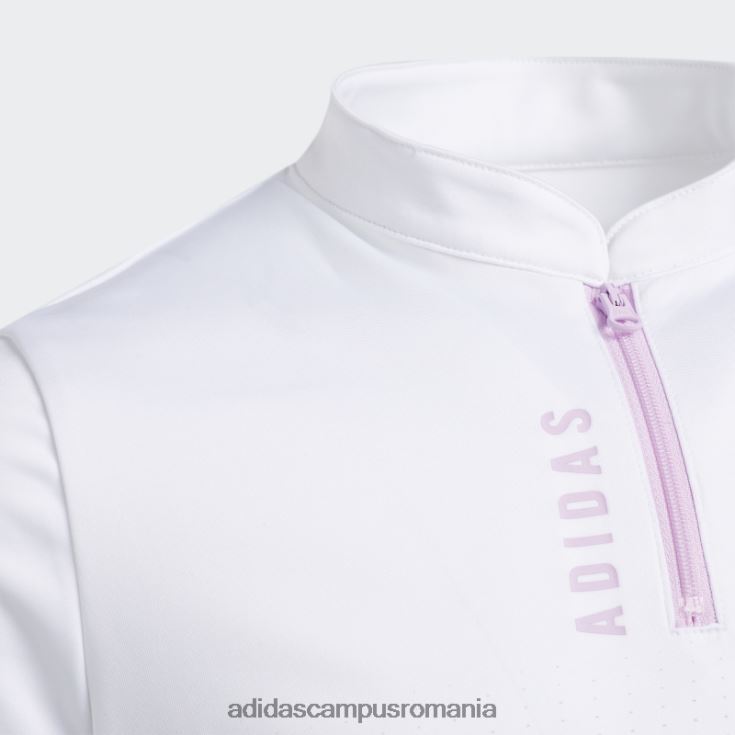 adidas campus romania căldură albă.rdy golf simulat tricou polo copii alb/liliac J266N219265