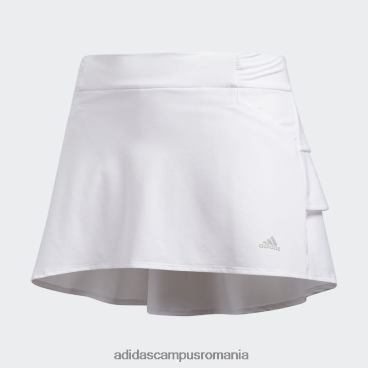 adidas campus romania fustă cu volane albă copii alb J266N212104