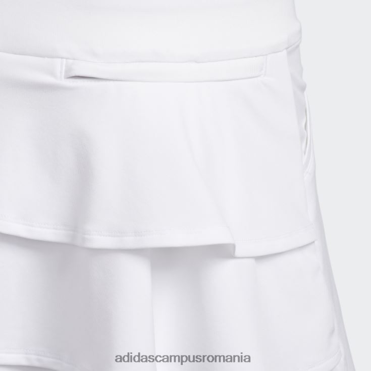 adidas campus romania fustă cu volane albă copii alb J266N212104